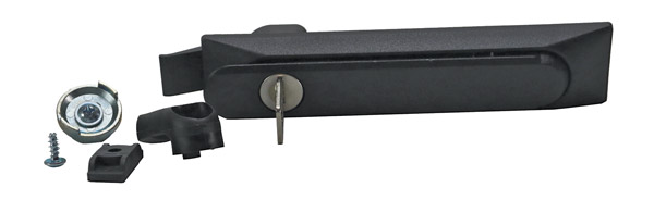 LANDE PORTE AVANT AVEC CLEF pour armoires rack ES362 et ES462