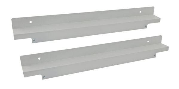 LANDE KIT DE FIXATION AU SOL avant et arrière, pour racks ES362, ES462, larg.800, gris