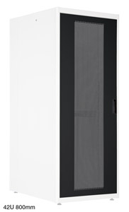 LANDE 36217836F/B-L PORTE AVANT GRILLAGEE pour rack 362, 396, 36U, 800w, noir