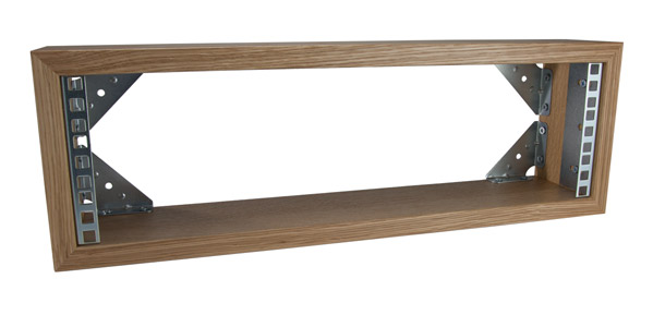 CANFORD ES414prof.1003/O RACK MURAL AV 3U, prof.100mm, chêne