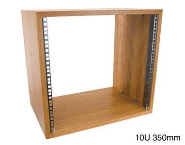 CANFORD ES4153510/O CAISSON RACK A POSER, 10U, prof.350mm, chêne
