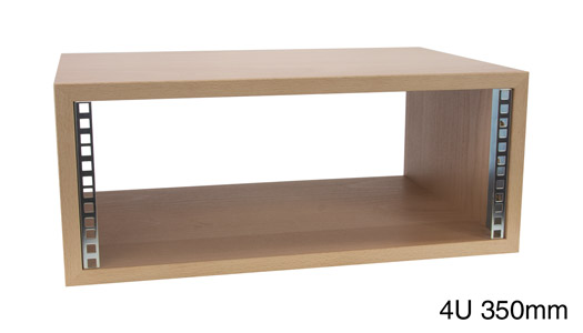CANFORD ES4155004/B CAISSON RACK A POSER 4U, prof.500mm, hêtre
