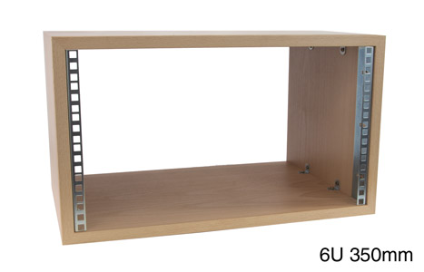 CANFORD ES4153512/B CAISSON RACK À POSER 12U, profondeur de350mm, hêtre