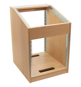 CANFORD ES4206634/B CHARIOT 19" 14U/10U/10U, larg.600, prof.600, hêtre