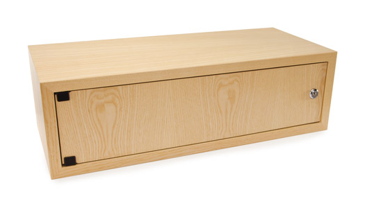 CANFORD ES4142503/A ARMOIRE MURALE AV 3U, porte pleine, prof.250mm, frêne