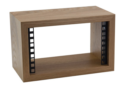 CANFORD ES4121503/O MINI CAISSON DEMI-RACK 3U, prof.150mm, chêne