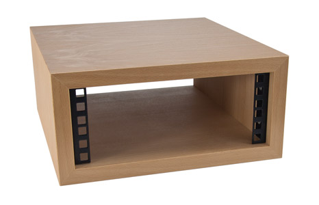 CANFORD ES4123002/B MINI CAISSON DEMI-RACK 2U, prof.300mm, hêtre