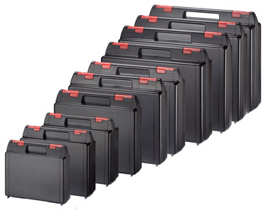 HOFBAUER MAXIBAG 3.5-232 MALLE dim.internes 531 x 380 x 232mm, avec mousse, noir