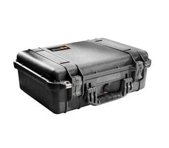 PELI 1520 PROTECTOR MALLE dim.internes 449x318x171mm, avec séparateurs rembourrés, noir