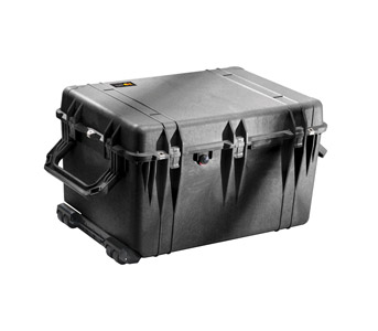 PELI 1660 PROTECTOR MALLE dim.internes 716x502x448mm, avec séparateurs rembourrés, roulettes, noir
