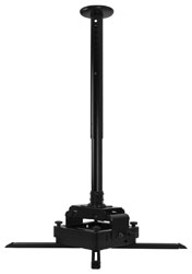 B-TECH BT893-AD SUPPORT PROJECTEUR plafond, jusqu'à 70kg, inclin./rot., réglable 766-1186mm, noir
