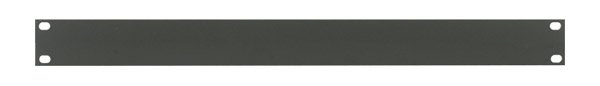 CANFORD PANNEAU VIERGE POUR RACK 1U, alu. extrudé, gris foncé