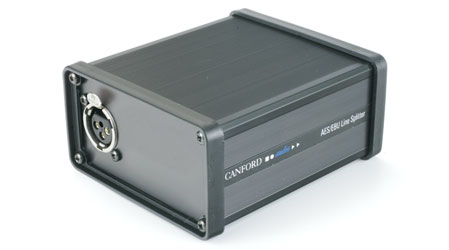 CANFORD SPLITTER AUDIO NUMERIQUE sym., 110ohms, sortie/entrée XLR, 3 voies