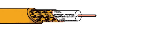 CANARE LV-61S CABLE orange, 153m