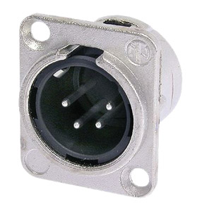 NEUTRIK NC4MD-L-1 EMBASE XLR mâle,