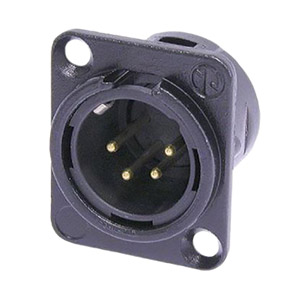 NEUTRIK NC4MD-L-B-1 EMBASE XLR mâle