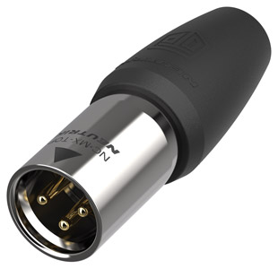 NEUTRIK NC3MX1-TOP FICHE XLR mâle, contacts plaqués or, protection True Outdoor