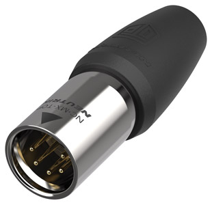 NEUTRIK NC5MX1-TOP FICHE XLR mâle, contacts plaqués or, protection True Outdoor