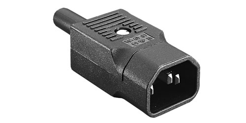 BULGIN PX0686 FICHE SECTEUR IEC C14 mâle