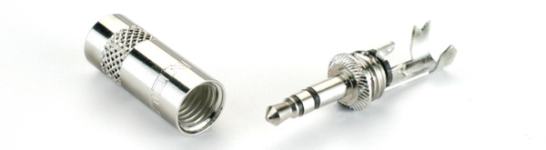 JACK MINIATURE 3.5mm, 3pts, nickel