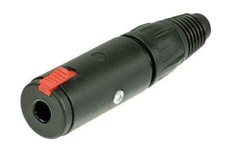 NEUTRIK NJ3FC6BAG FICHE femelle, Jack 6, 35mm "En-ligne"