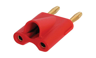 REAN NYS508-R DOUBLE CONNECTEUR 4mm, rouge