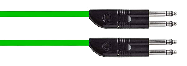 SWITCHCRAFT CORDON DE PATCH TT STEREO 600mm, vert