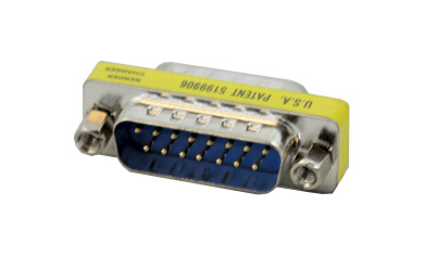 D-SUB ADAPTATEUR 15pts, mâle-mâle