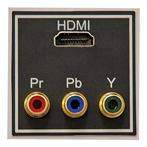 IKON EP-HDMI+CV HDMI MODULE DE CONNEXION avec trois RCA