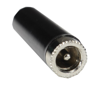 CONNECTEUR D'ALIMENTATION CC fiche mâle, 2.1mm, longueur d'insertion 10mm