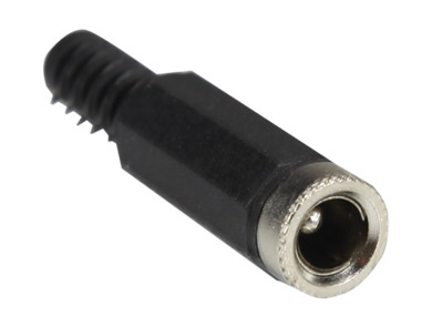 CONNECTEUR D'ALIMENTATION CC fiche mâle, 2.5mm, longueur d'insertion 10mm