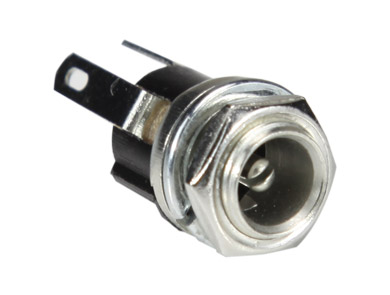 CONNECTEUR D'ALIMENTATION CC embase mâle, 2.1mm, longueur d'insertion 10mm