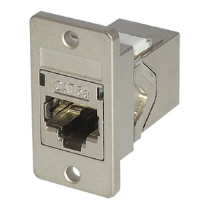 TUK KEYSTONE RACCORD RJ45 DOS-A-DOS POUR PANNEAU Cat5E, corps métallique blindé