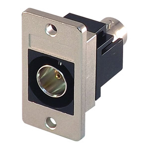 TUK KEYSTONE RACCORD POUR PANNEAU BNC femelle vers BNC femelle, true 75 ohm, noir