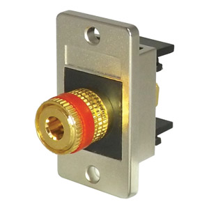 TUK KEYSTONE BORNE POUR ENCEINTE POUR PANNEAU bague rouge, noir