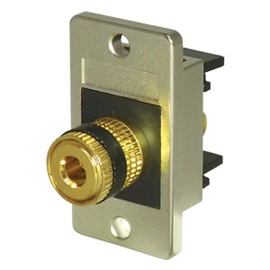 TUK KEYSTONE BORNE POUR ENCEINTE POUR PANNEAU bague noire, noir