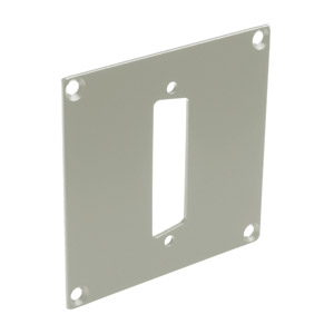 CANFORD PLAQUE-DE CONNEXION MODULAIRE UNIVERSAL 1x découpe Sub-D 25pts, gris clair