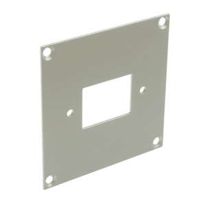 CANFORD PLAQUE DE CONNEXION MODULAIRE UNIVERSAL 1x découpe IEC mâle, gris clair