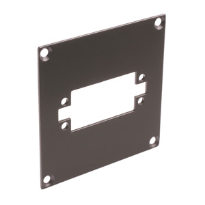 CANFORD PLAQUE DE CONNEXION MODULAIRE UNIVERSAL 1x découpe EDAC 38, gris foncé