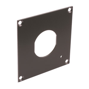 CANFORD PLAQUE DE CONNEXION MODULAIRE UNIVERSAL 1x découpe fiche Fischer fibre optique, gris foncé