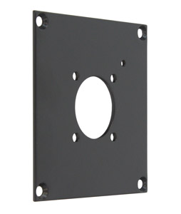 CANFORD PLAQUE DE CONNEXION MODULAIRE UNIVERSAL 1x découpe embase Lemo fibre EDW, noir