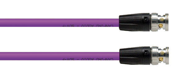 CANFORD CORDON BNC-BNC Neutrik rear-twist-SDV-F-600mm, violet