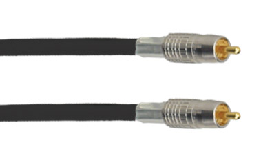 CANFORD CORDON PATCH RCA 1800mm, noir