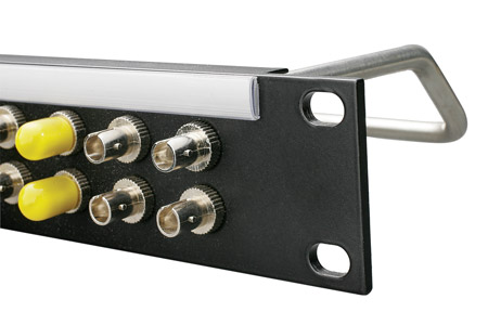 CANFORD PANNEAU DE CONNEXION FIBRE OPTIQUE 1U 1x20 ST MM, noir