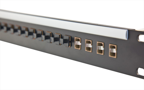 CANFORD PANNEAU DE CONNEXION FIBRE OPTIQUE 1U 1x20 SC DUPLEX MM, noir