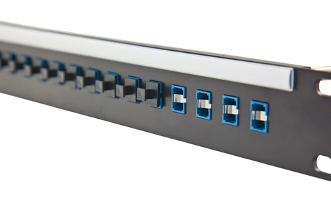 CANFORD PANNEAU DE CONNEXION FIBRE OPTIQUE 1U 1x24 SC DUPLEX SM, noir