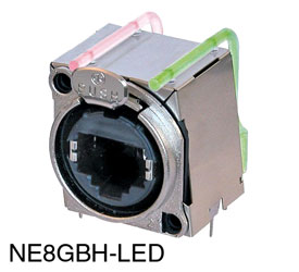 NEUTRIK NE8FBH-LED ETHERCON EMBASE montage CI horizontal, LED