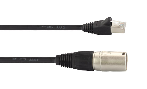 CANFORD CORDON NE8MX-1-RJ45-CAT5E-F-600mm, noir