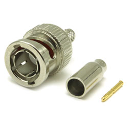 COAX CONNS 10-005-B36-1-AB BNC 3G HD FICHE mâle, à sertir, 75 ohms, groupe J
