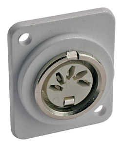 CANFORD SERIE-D EMBASE DIN 5pts, blanc